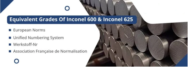 Equivalent Grades Of Inconel 600 & Inconel 625 Equivalent Grades Of Inconel 600 & Inconel 625